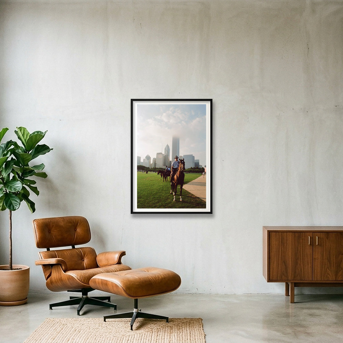 Don't Stand So Close To Me - Chicagao, IL — 70×100cm, 28×39" Black Frame