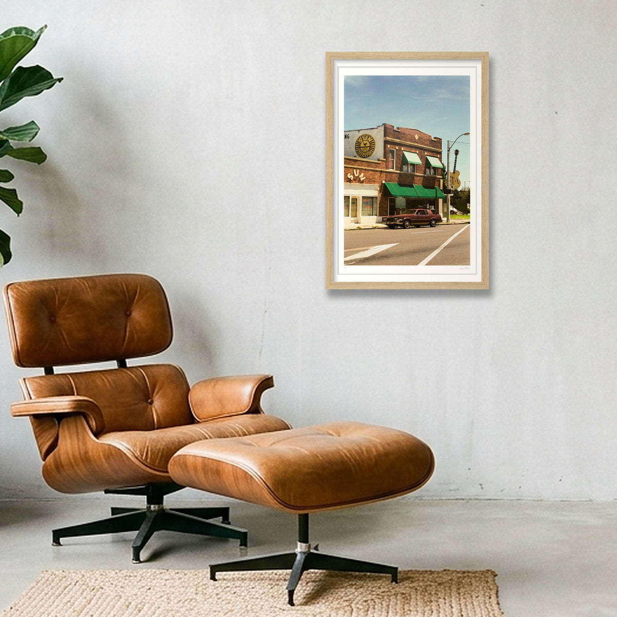 Rocket 88 - Sun Studio Memphis, TN  — 30×45cm, 12×18" Oak Frame
