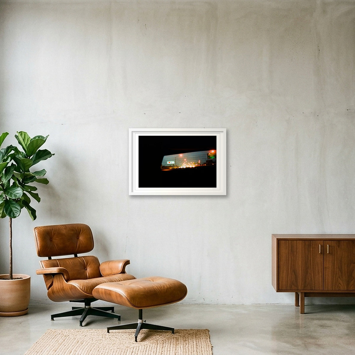 I Love New York - Interstate 95, The Bronx, NY  — 60×40cm, 24×16" White Frame