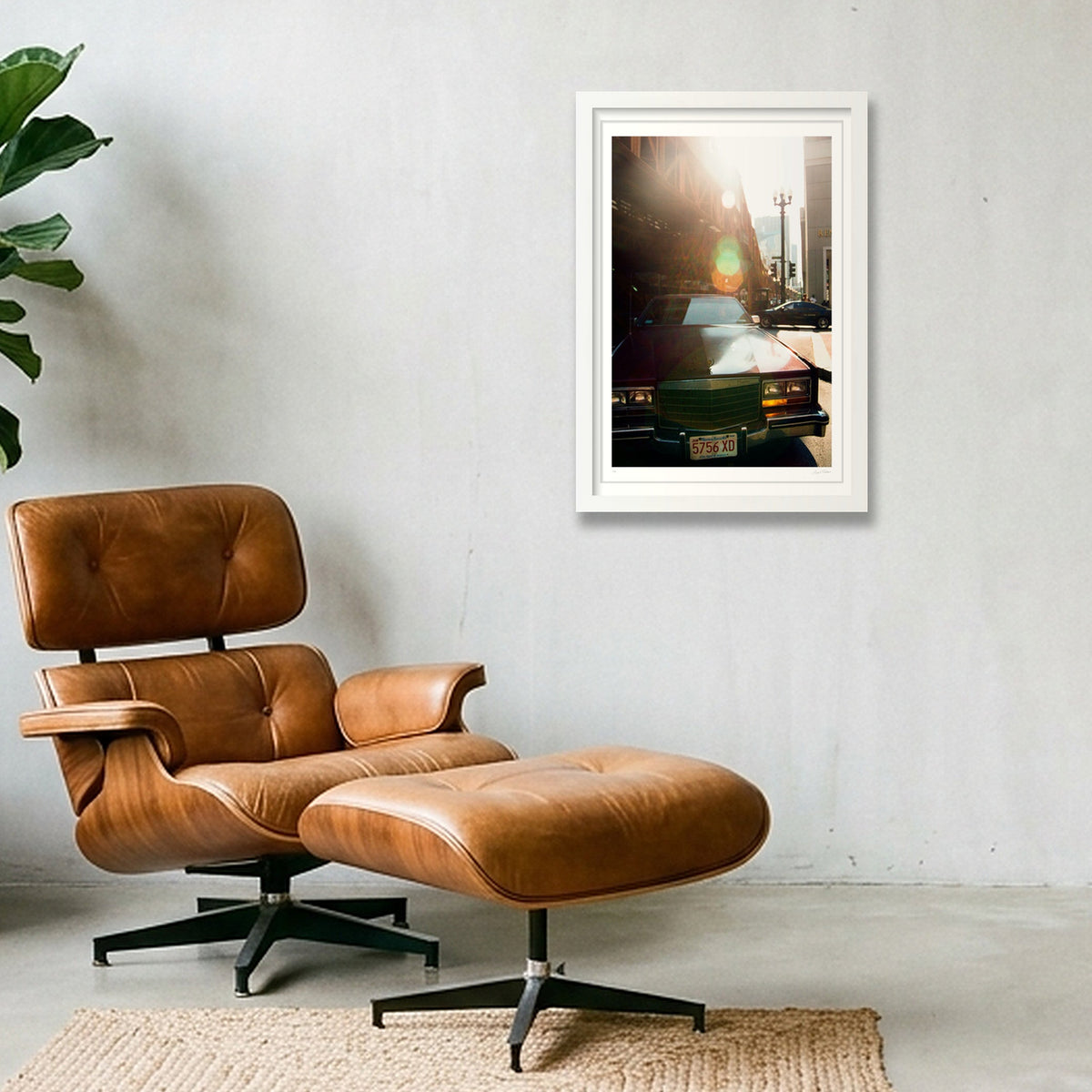 Sweet Home Chicago - Chicago, IL  — 30×45cm, 12×18" White Frame