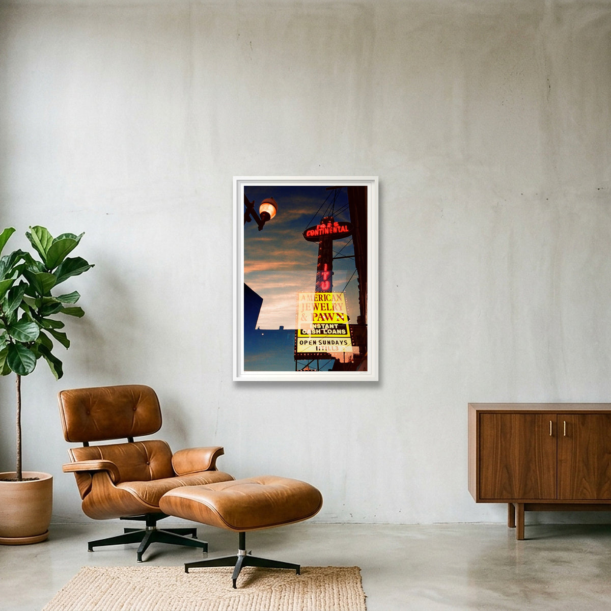 Diamonds and Rust - Chicago, IL  — 70×100cm, 28×39" White Frame