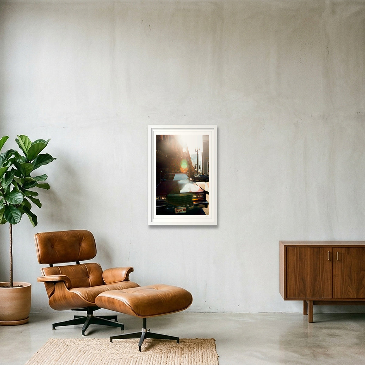 Sweet Home Chicago - Chicago, IL  — 40×60cm, 16×24" White Frame