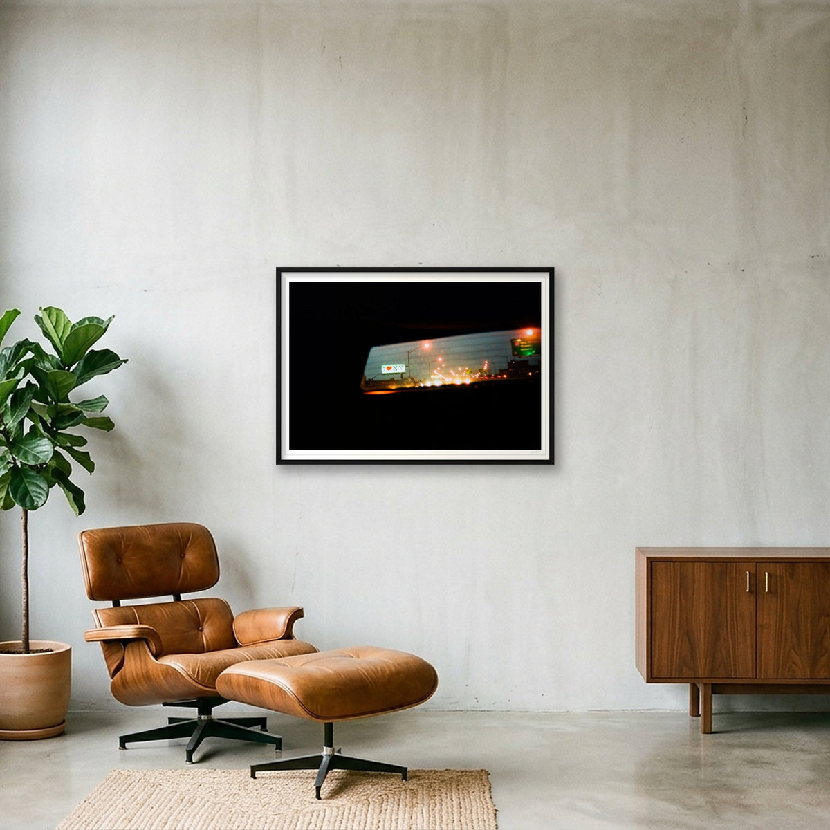I Love New York - Interstate 95, The Bronx, NY  — 100×70cm, 39×28" Black Frame