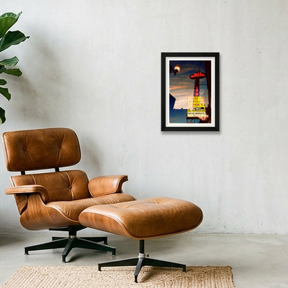 Diamonds and Rust - Chicago, IL  — A4 (21×30cm, 8×12") Black Frame