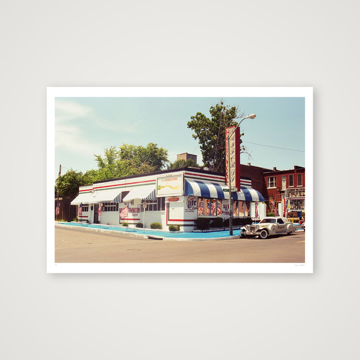 Hollywood Raiford - Memphis TN  — 100×70cm, 39×28" Print only