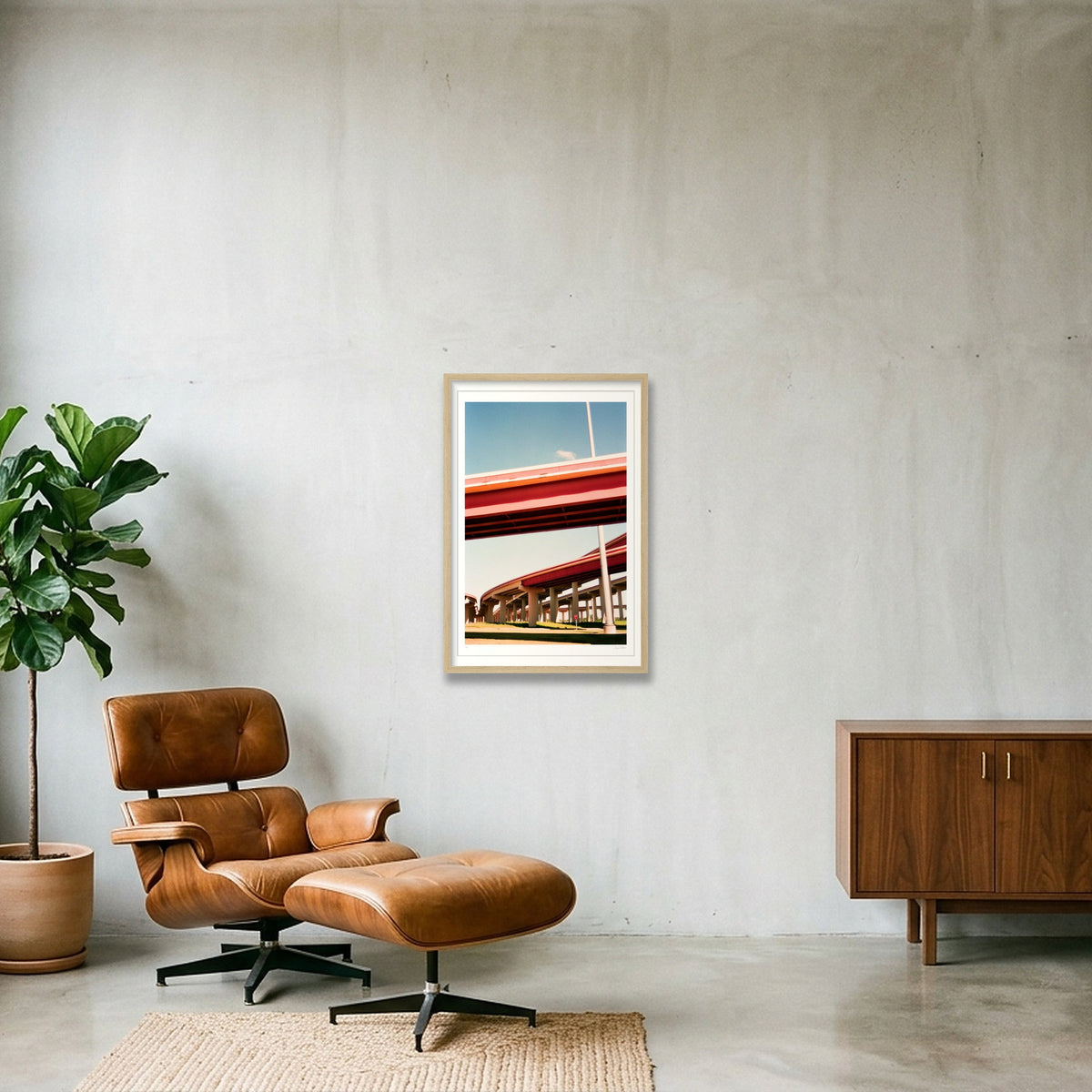 Fly Away - Mid-Texas  — 40×60cm, 16×24" Oak Frame