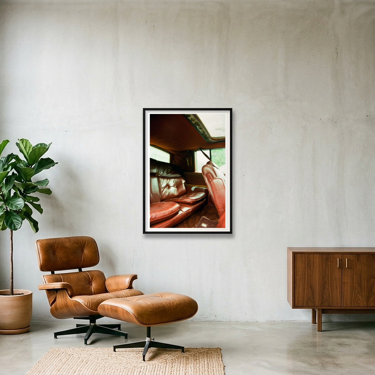 Hot in Herre - Chicopee, MA  — 70×100cm, 28×39" Black Frame