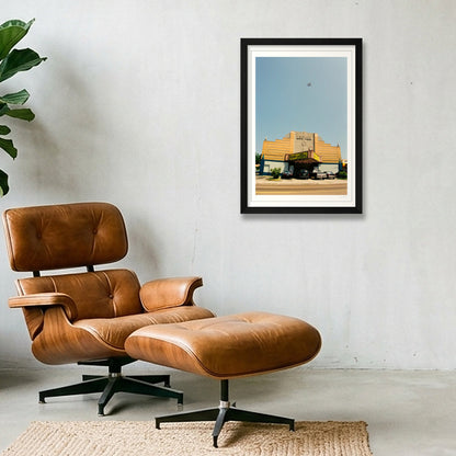 Leaving On A Jet Plane - Memphis, TN  — 30×45cm, 12×18" Black Frame