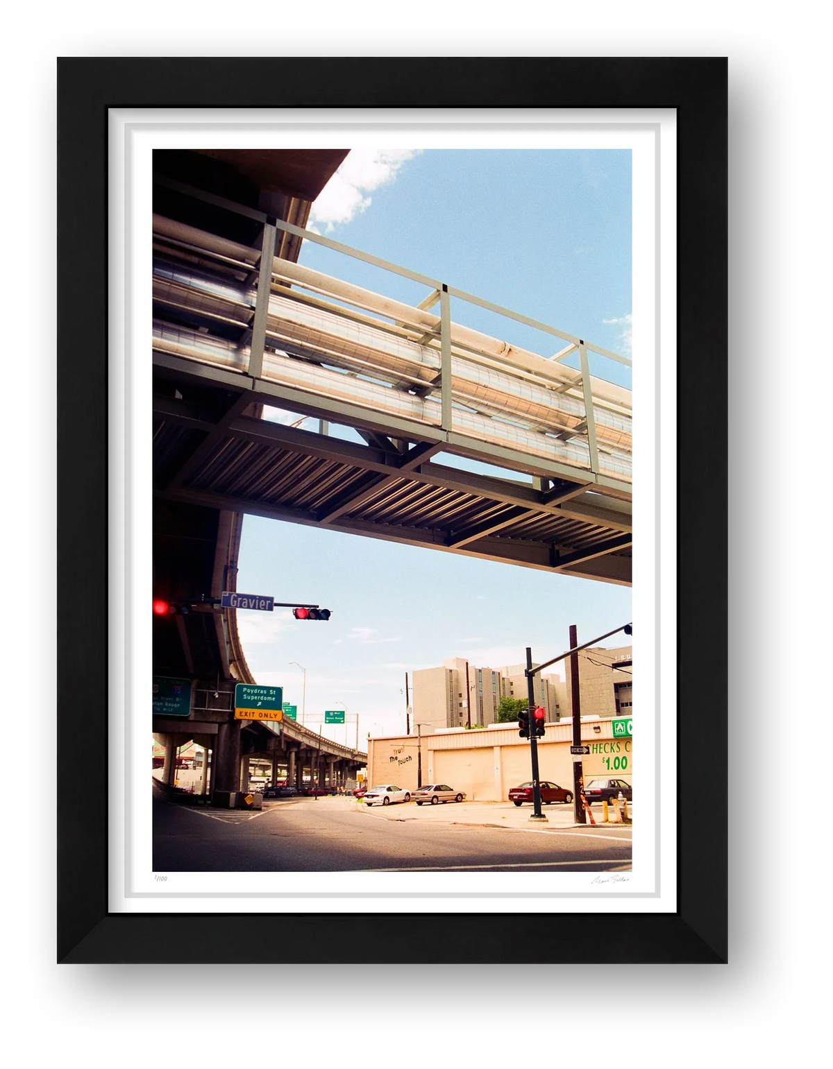 Gravier St. Blues -  New Orleans, LA  — framed