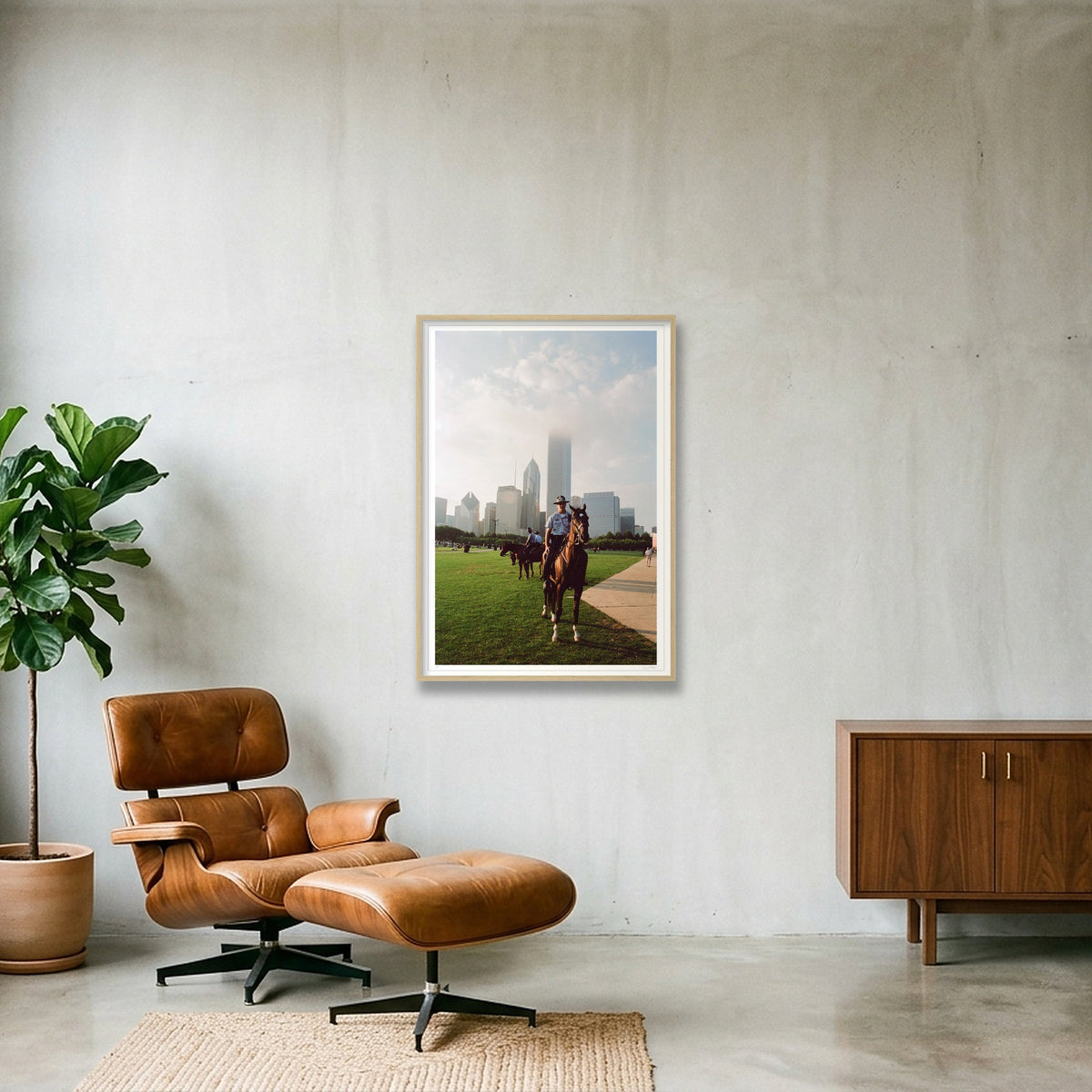 Don't Stand So Close To Me - Chicagao, IL  — 70×100cm, 28×39" Oak Frame