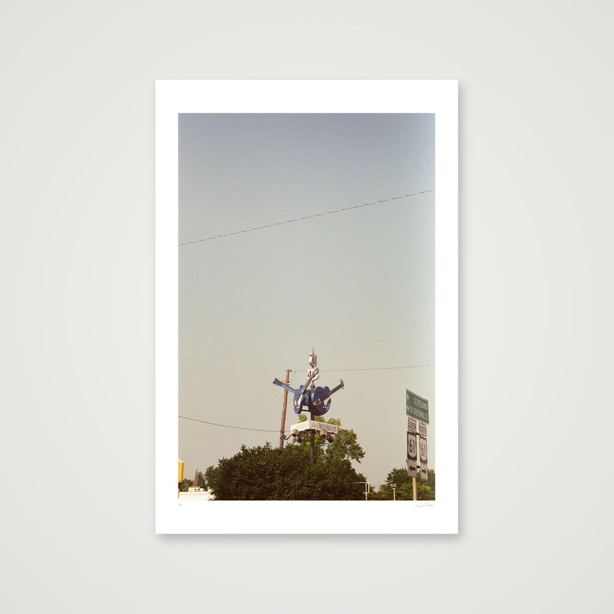 The Crossroads - Clarksdale, MS  — 40×60cm, 16×24" Print only