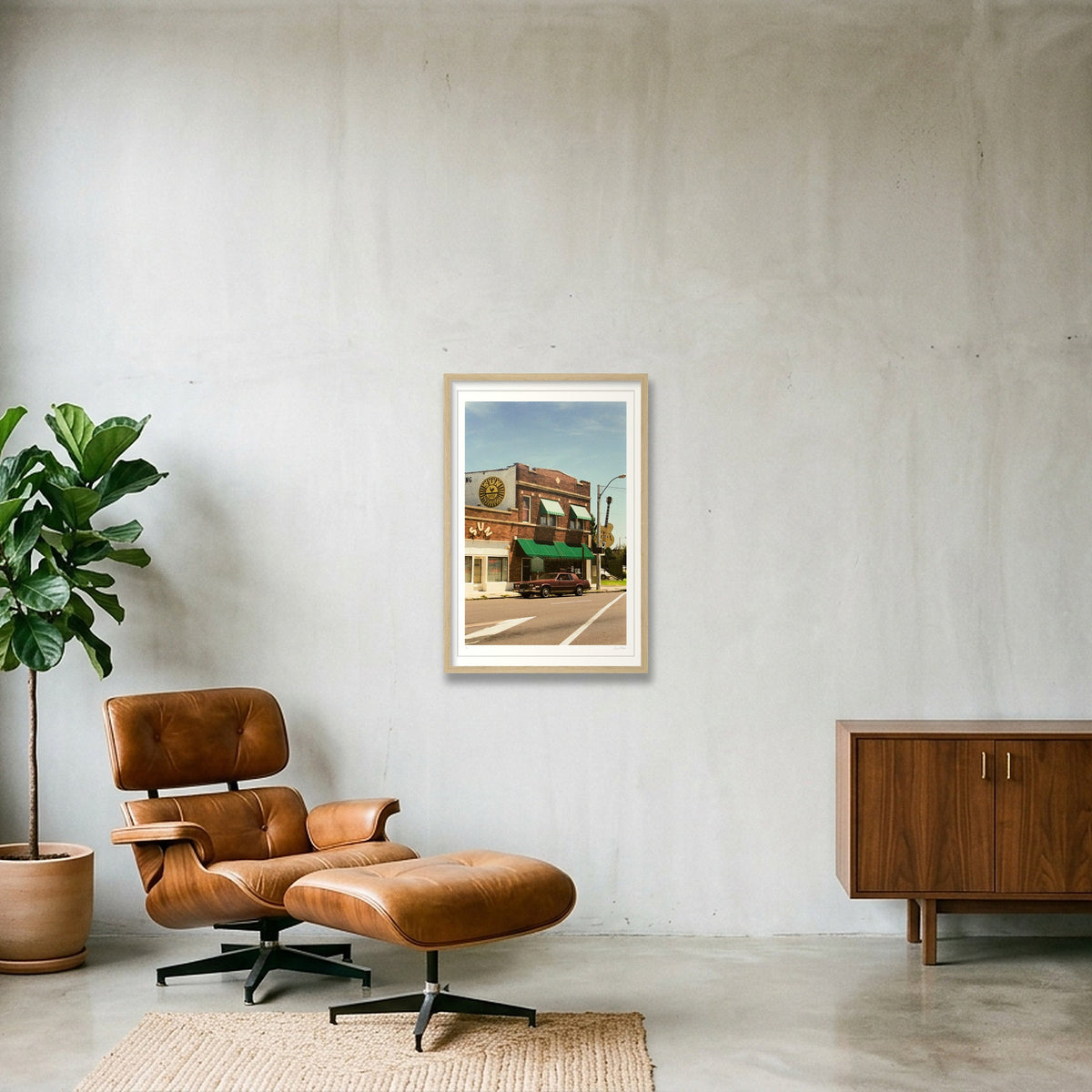 Rocket 88 - Sun Studio Memphis, TN  — 40×60cm, 16×24" Oak Frame