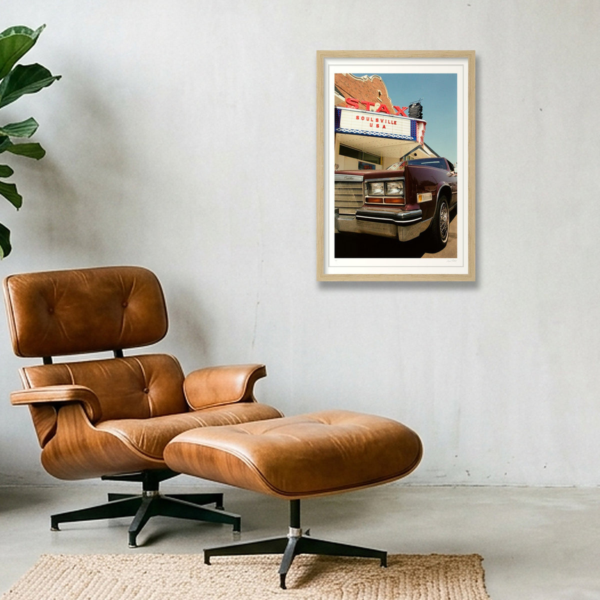 By the Time I Get to Memphis - Stax Studios, Memphis, TN  — 30×45cm, 12×18" Oak Frame