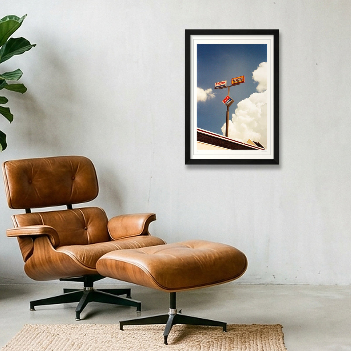 Dilemma -  Mid-Texas — 30×45cm, 12×18" Black Frame