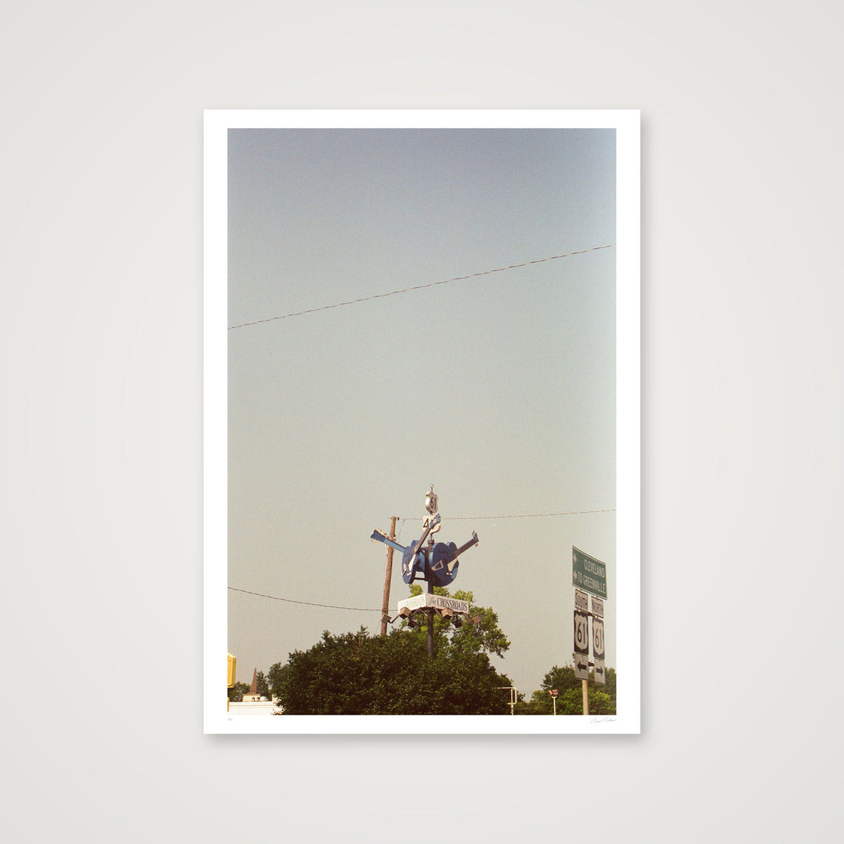 The Crossroads - Clarksdale, MS  — 70×100cm, 28×39" Print only