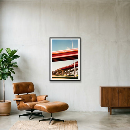 Fly Away - Mid-Texas  — 70×100cm, 28×39" Black Frame