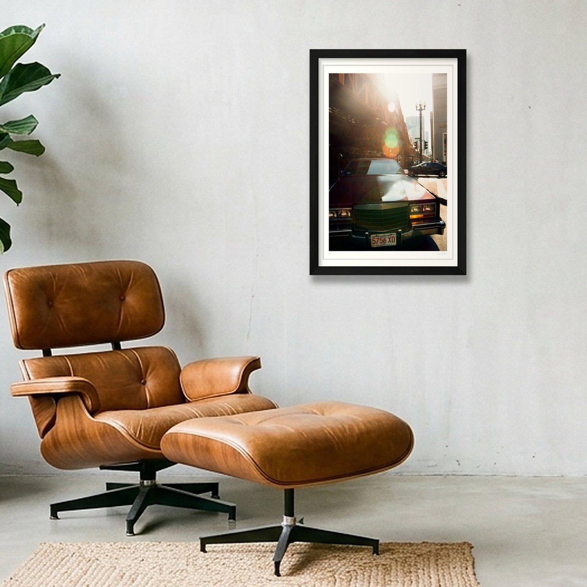 Sweet Home Chicago - Chicago, IL  — 30×45cm, 12×18" Black Frame