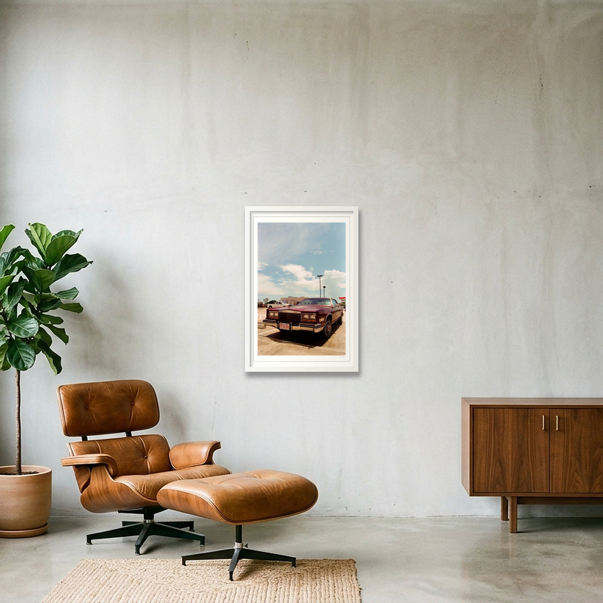 Losing Eldorado - Texas  — 40×60cm, 16×24" White Frame