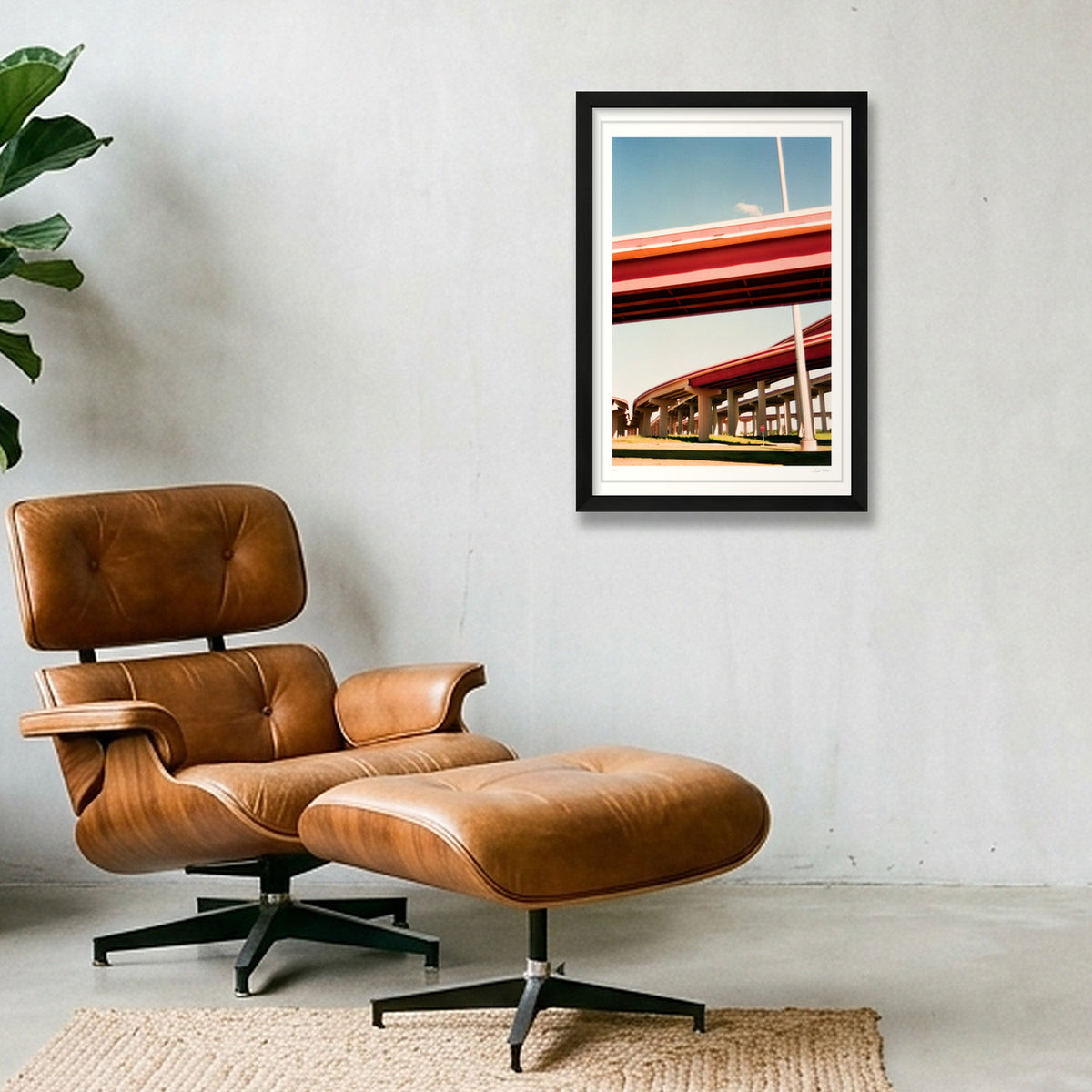 Fly Away - Mid-Texas  — 30×45cm, 12×18" Black Frame