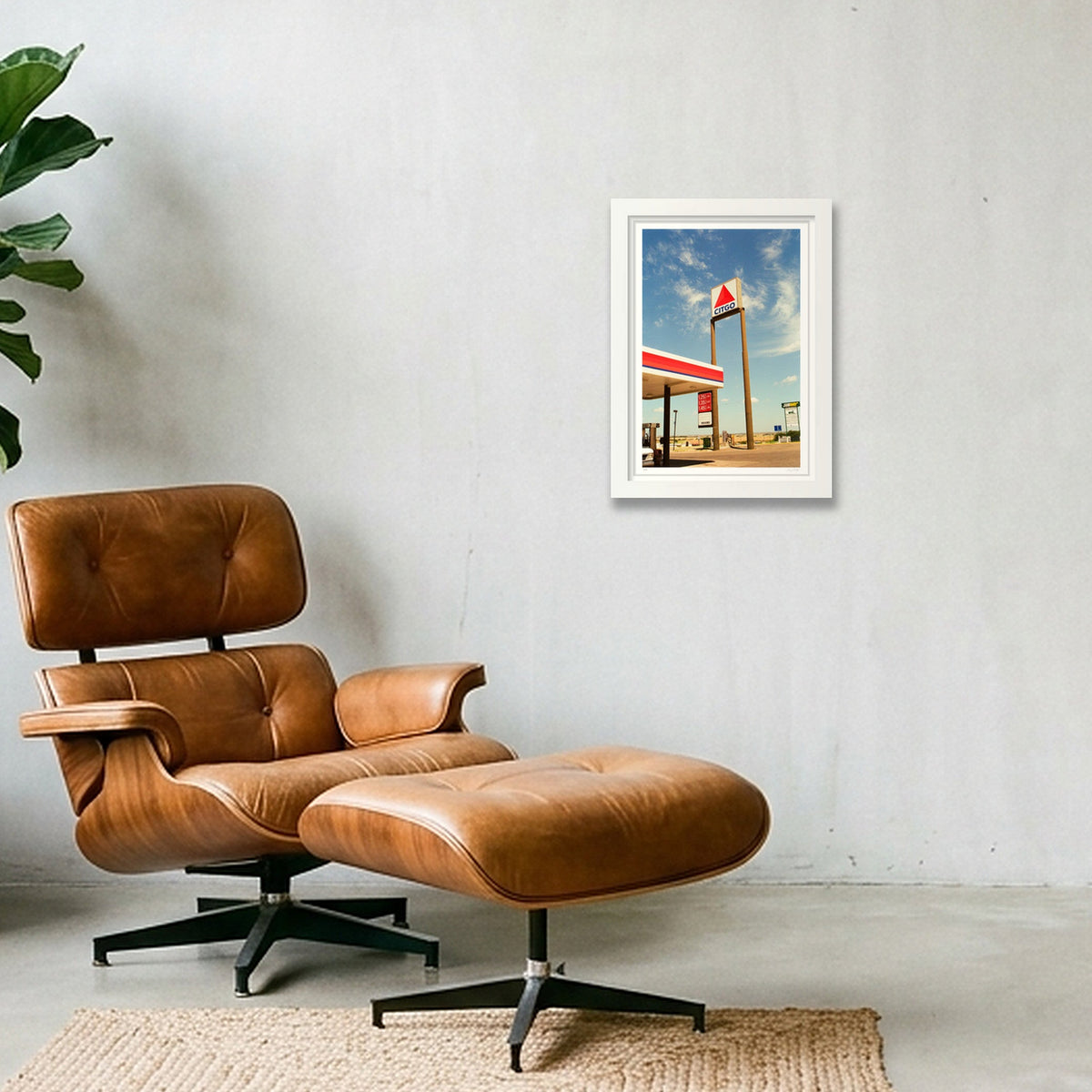 For What It's Worth - Mid-Texas  — A4 (21×30cm, 8×12") White Frame