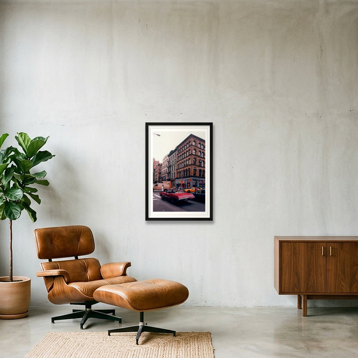 Skylark - Manhattan, NY — 40×60cm, 16×24" Black Frame