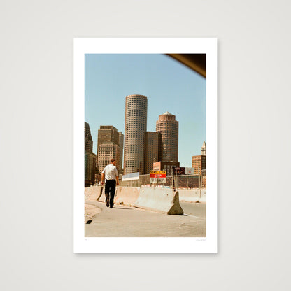 Looking Over My Shoulder - Boston, MA — 30×45cm, 12×18" Print only