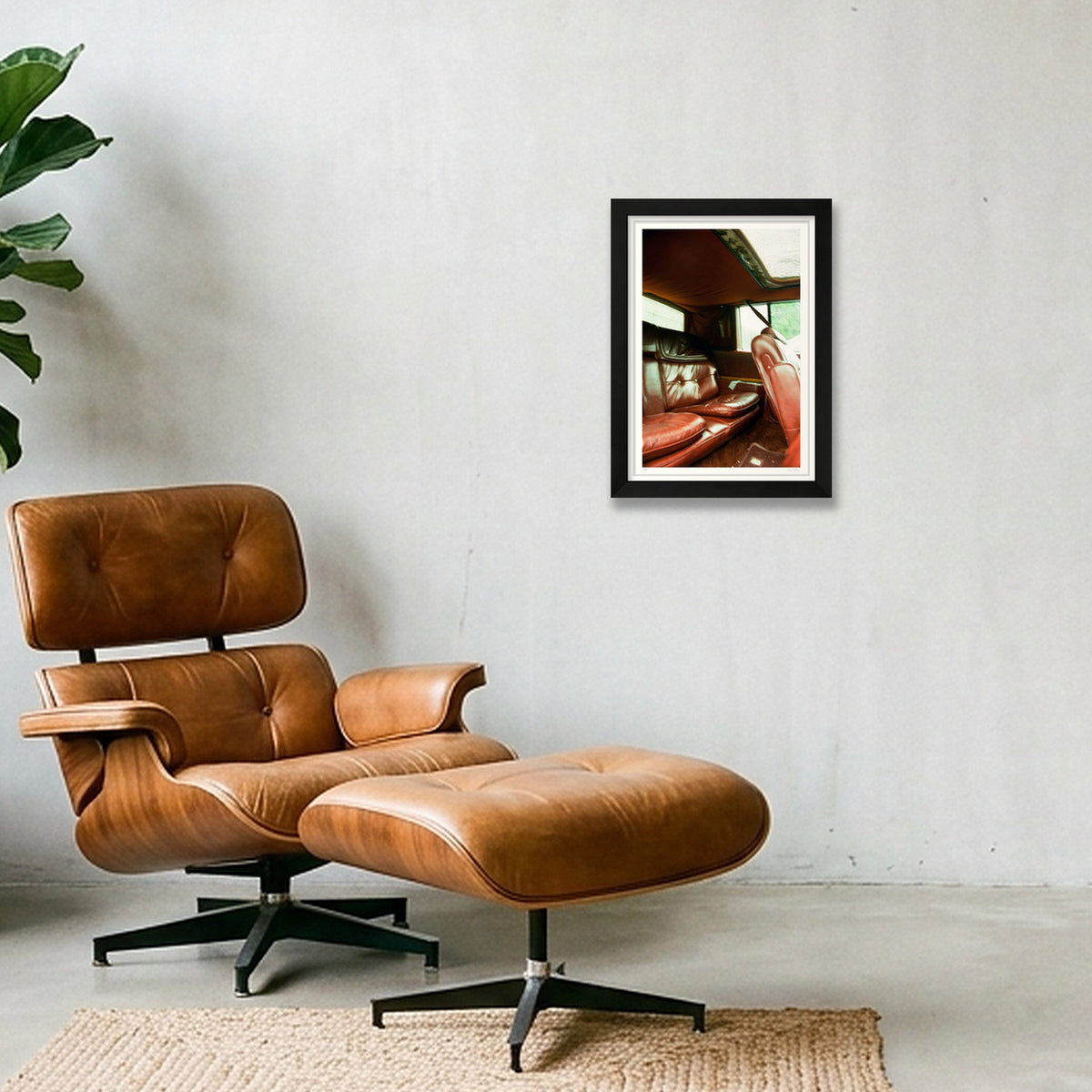 Hot in Herre - Chicopee, MA  — A4 (21×30cm, 8×12") Black Frame