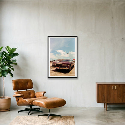 Losing Eldorado - Texas  — 70×100cm, 28×39" Black Frame