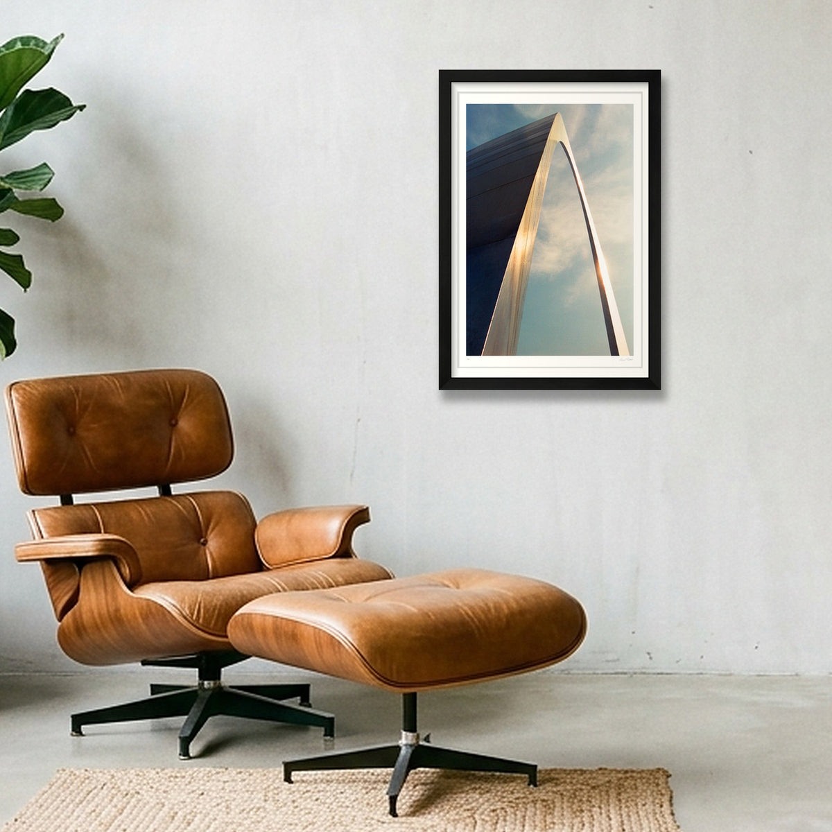 The Gateway to the West - St Louis, MO  — 30×45cm, 12×18" Black Frame