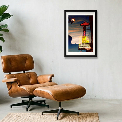 Diamonds and Rust - Chicago, IL  — 30×45cm, 12×18" Black Frame