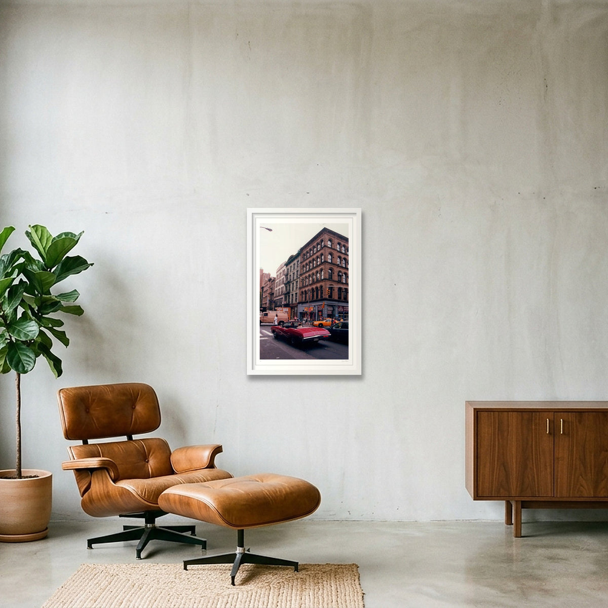 Skylark - Manhattan, NY — 40×60cm, 16×24" White Frame