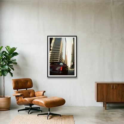 Rufus in The Loop - Chicago, IL — 70×100cm, 28×39" Black Frame