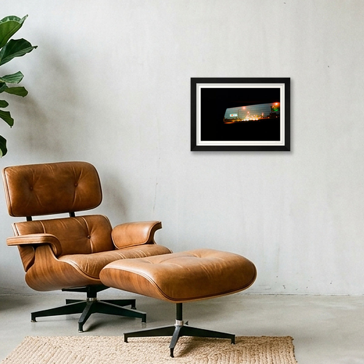 I Love New York - Interstate 95, The Bronx, NY  — A4 (30×21cm, 12×8") Black Frame