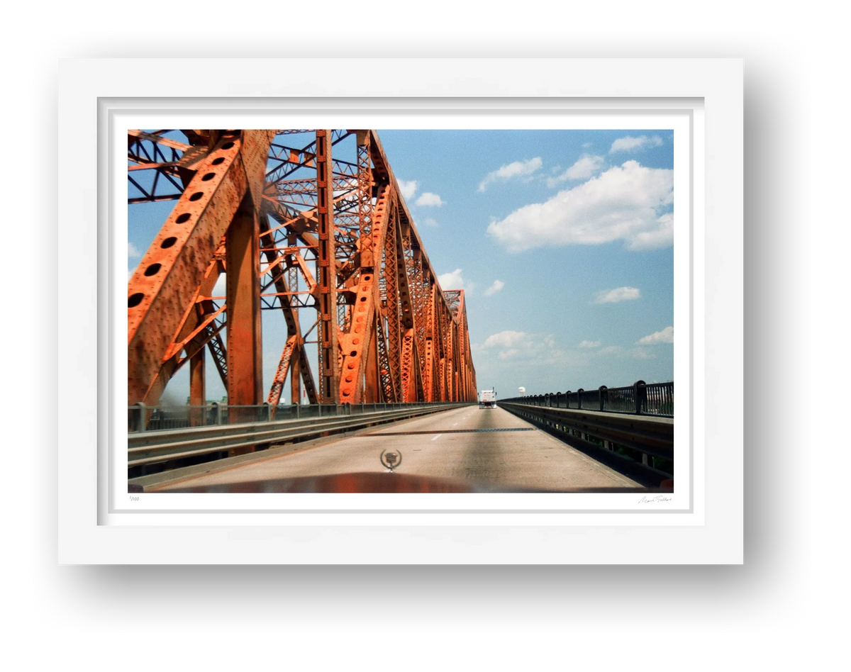 Down in Louisiana - Highway 61, LA — framed