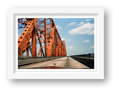 Down in Louisiana - Highway 61, LA — framed