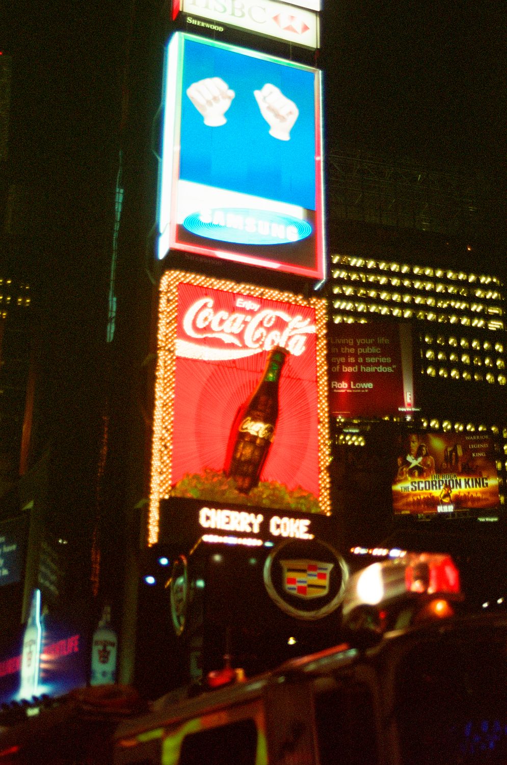 Coke and Cadillac - Times Square,  NYC