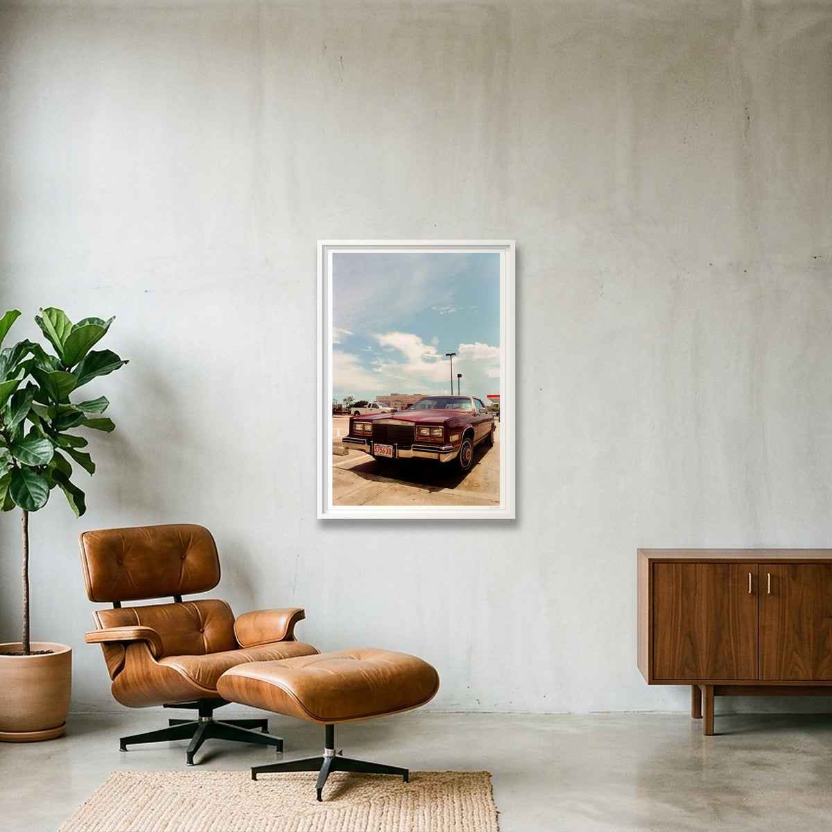 Losing Eldorado - Texas  — 70×100cm, 28×39" White Frame