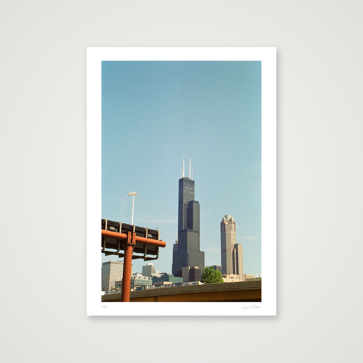 Sears Tower - Chicago, IL — A4 (21×30cm, 8×12") Print only