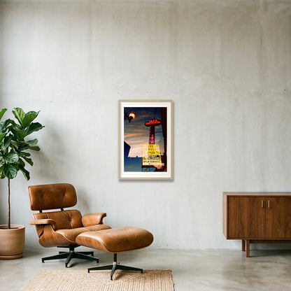 Diamonds and Rust - Chicago, IL  — 40×60cm, 16×24" Oak Frame
