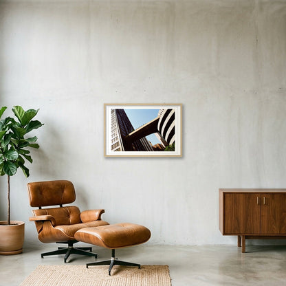 Mothership Connection - John Hancock Center, Chicago, IL — 60×40cm, 24×16" Oak Frame