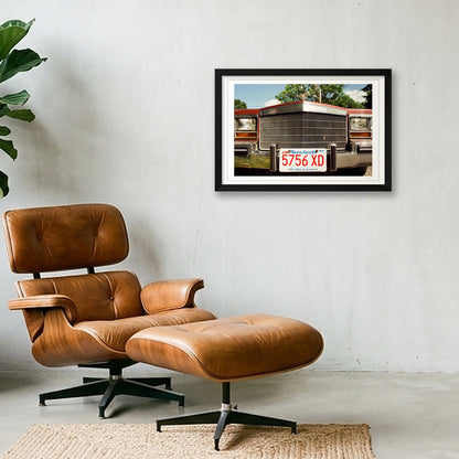 Spirit of America - Chicopee, MA  — 45×30cm, 18×12" Black Frame