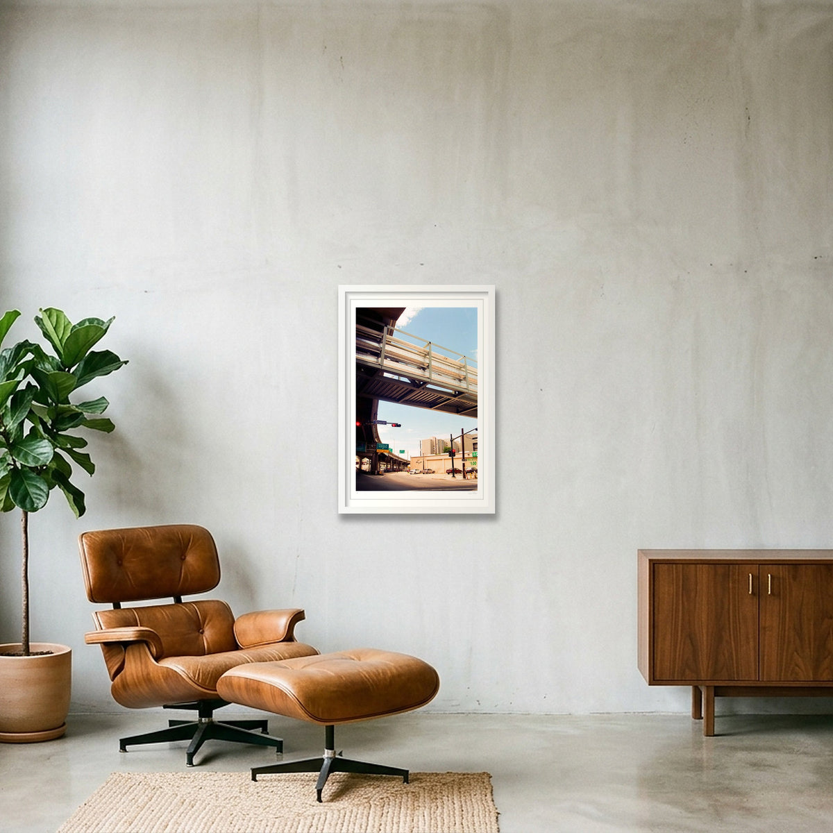 Gravier St. Blues -  New Orleans, LA  — 40×60cm, 16×24" White Frame