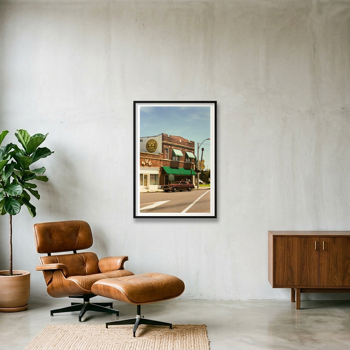 Rocket 88 - Sun Studio Memphis, TN  — 70×100cm, 28×39" Black Frame