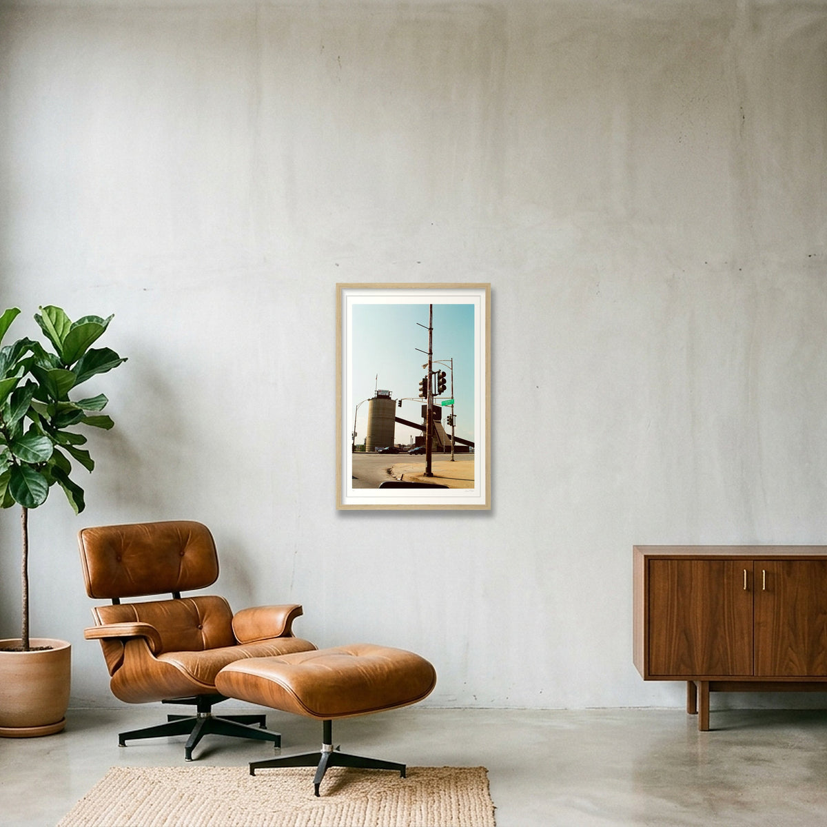 Paris of the Prairies - Chicago, IL  — 40×60cm, 16×24" Oak Frame