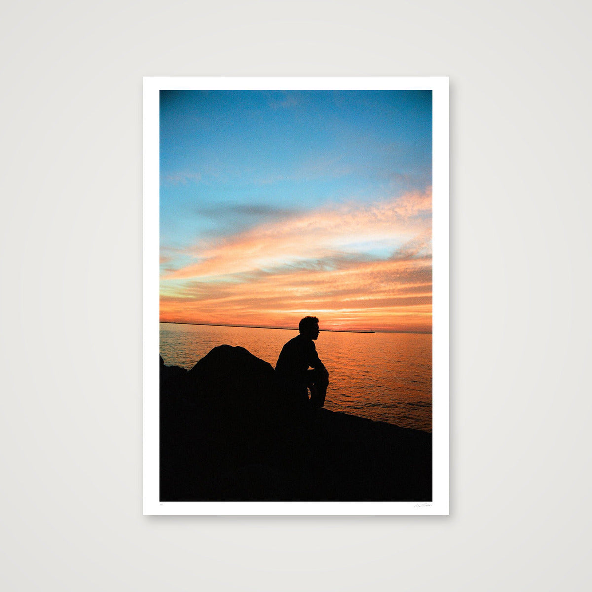 Sitting On The Dock Of A Bay - Cleveland, OH — 70×100cm, 28×39" Print only