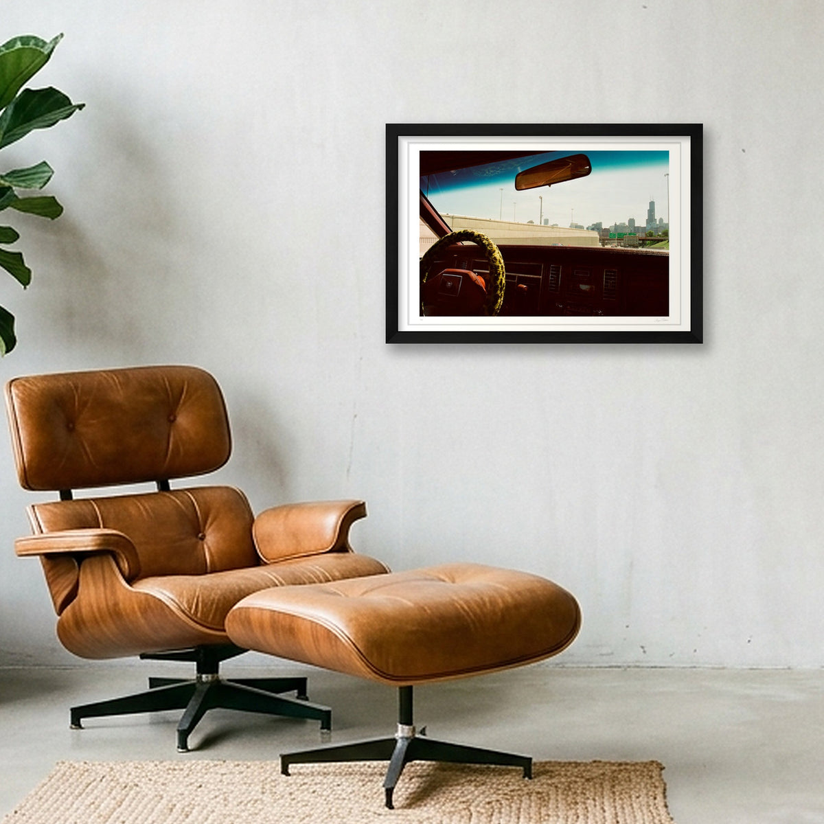 Chicago Bound Sears Tower - Chicago, IL — 45×30cm, 18×12" Black Frame