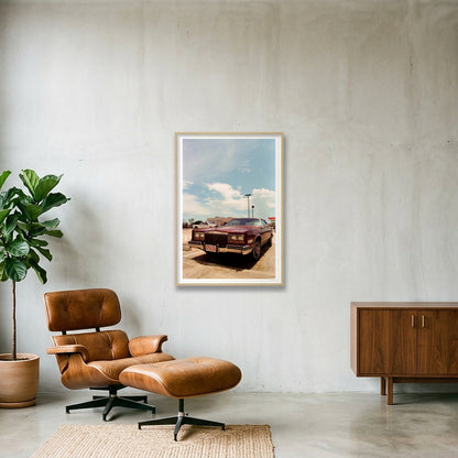 Losing Eldorado - Texas  — 70×100cm, 28×39" Oak Frame
