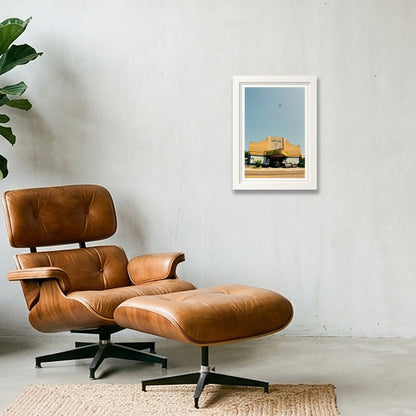 Leaving On A Jet Plane - Memphis, TN  — A4 (21×30cm, 8×12") White Frame