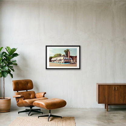 Hollywood Raiford - Memphis TN  — 60×40cm, 24×16" Black Frame