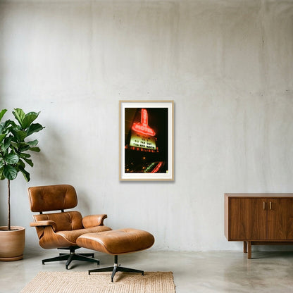 So Close Yet So Far Out - Austin, TX — 40×60cm, 16×24" Oak Frame